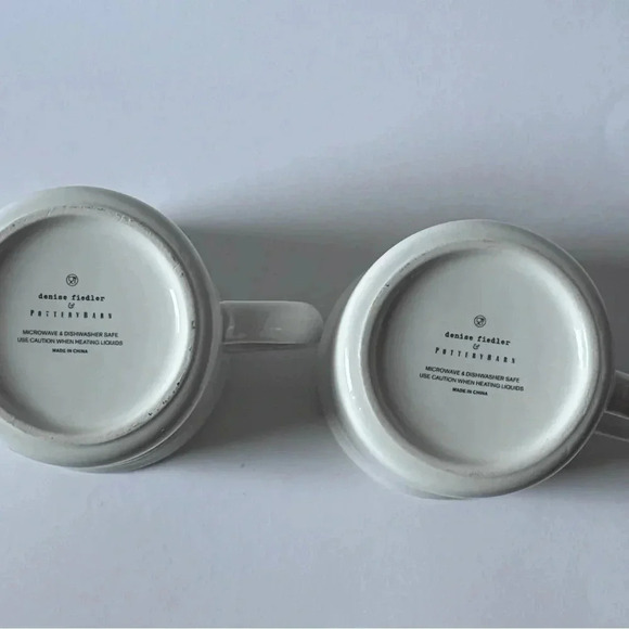 Pottery Barn Christmas Present Dog Mugs by Denise Fiedler Dachshund Weinerdog 2 - Picture 4 of 4